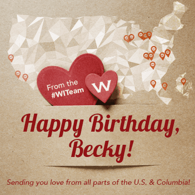 The #WITeam Says: Happy Birthday @beckyrbnsn!